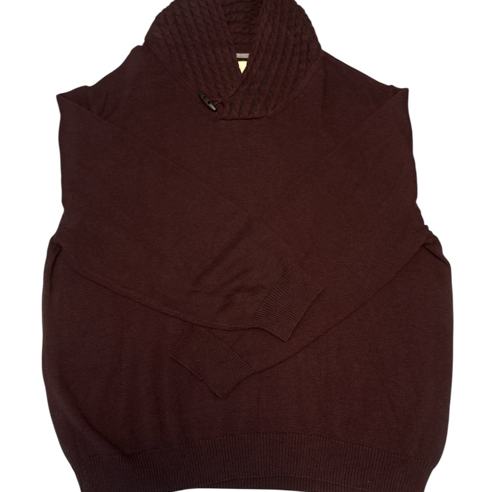 Men's Sweater with Shawl Collar